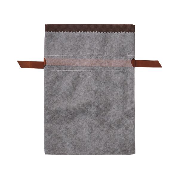 （まとめ）店研創意 ストア・エキスプレス 不織布リボン付きギフトバッグ ブラウン 19×27.5×10cm 1パック(10枚)(×5セット) |b04の通販は 6,302円