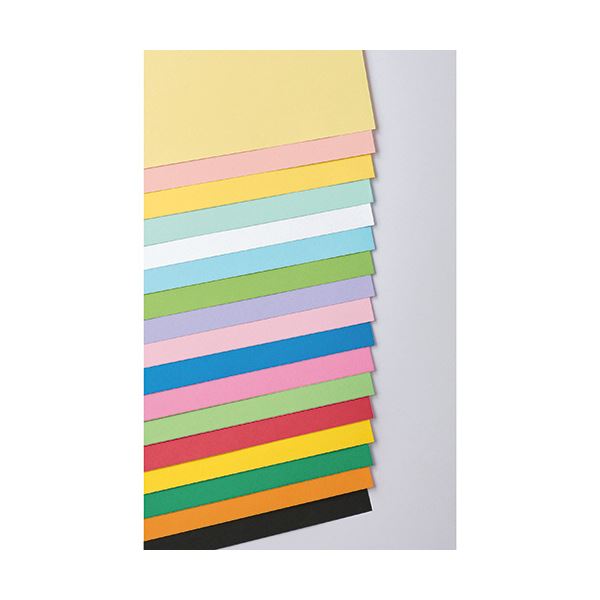 画用紙 | (まとめ) 北越製紙 やよいカラー 4ツ切 10枚 303 あいいろ(×20) | （まとめ買い）北越製紙 やよいカラー 4ツ切 やなぎ 100枚