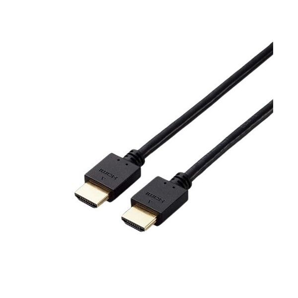 (まとめ）エレコム HDMIケーブル（HighSpeed HDMI） 3.0m ブラック RoHS指令準拠（10物質） CAC-HD1430BK/ID 1本(×3セット) |b04