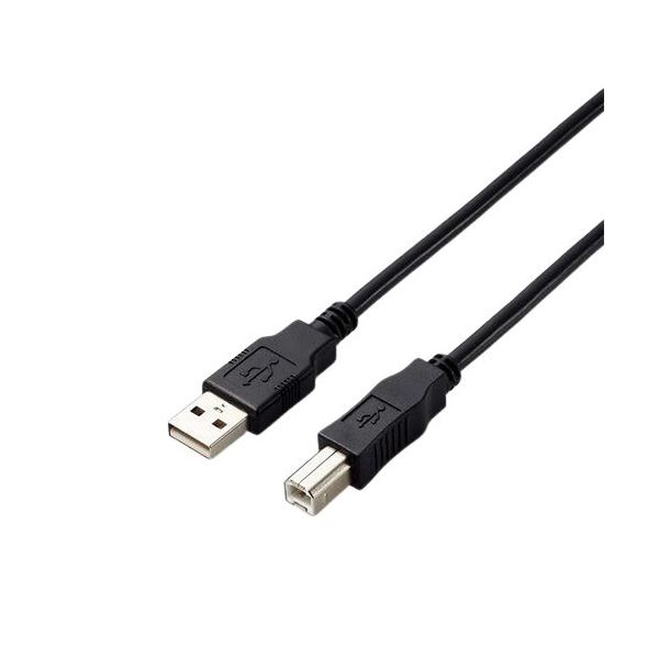 （まとめ）エレコム USB2.0 A-Bケーブル3.0m RoHS指令準拠（10物質） U2C-AB30BK/ID 1本(×3セット) |b04の通販は 4,646円