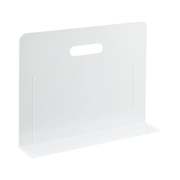 (まとめ)リヒトラブブックエンド・スーパーワイドタイプ マグネット付 白 A-7353-0 1個(×5セット) |b04の通販は