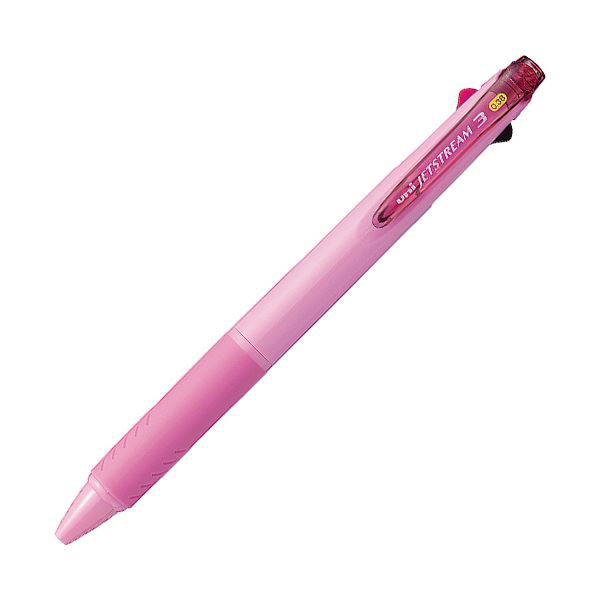 (まとめ）三菱鉛筆 ジェットストリーム3色ボールペン 0.38mm （軸色：ベビーピンク） SXE340038.68 1本(×50セット) |b04の通販は 18,168円