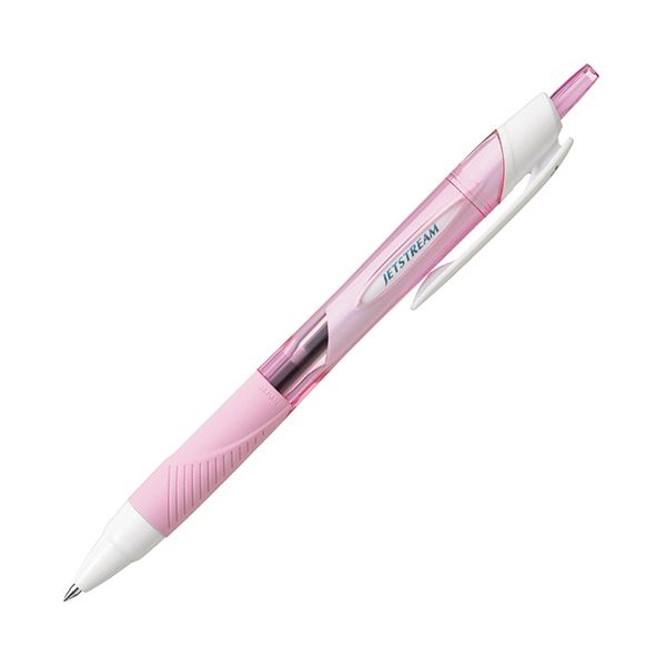 (まとめ）三菱鉛筆 油性ボールペンジェットストリーム 0.5mm 黒 （軸色：ライトピンク） SXN15005.51 1セット（10本）(×5セット) |b04の通販は 6,233円