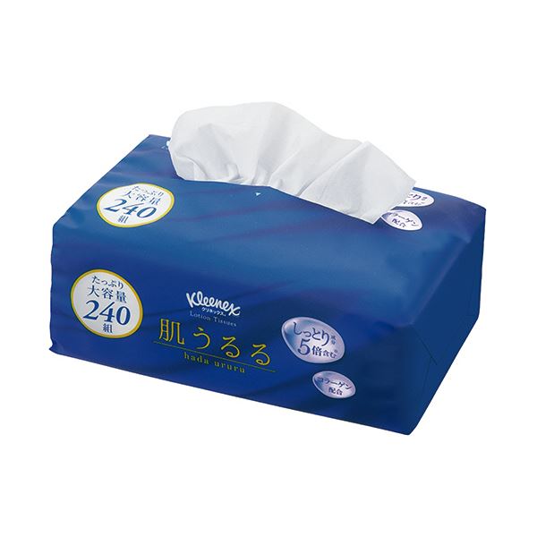 (まとめ）日本製紙クレシア クリネックスティシューローション 肌うるる ソフトパック 240組 1個(×30セット) |b04の通販は