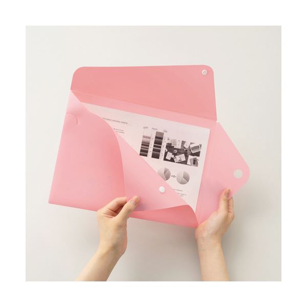 (まとめ）ライオン事務器 PPカラーホルダーPELTO（ペルト） A4 厚さ0.35mm ラベンダー CF-62P 1枚 (×30セット) |b04の通販は