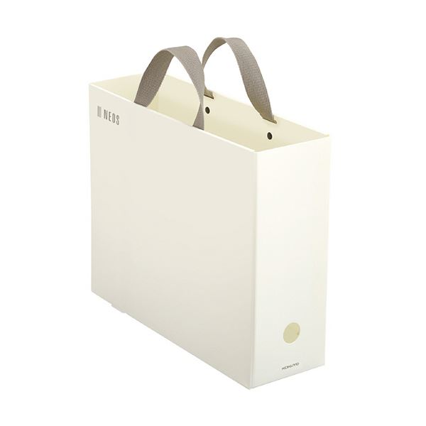 （まとめ） コクヨキャリーボックス NEOS A4 オフホワイト A4P-NELFM-W 1個 (×10セット) |b04の通販は 10,427円