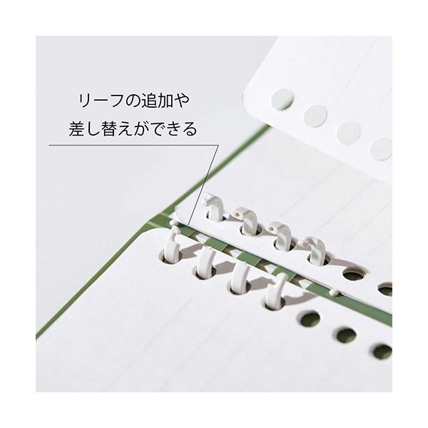 （まとめ） キングジム リングノート テフレーヌA5タテ 黒 CN9854TEクロ 1セット（5冊） (×3セット) |b04の通販は