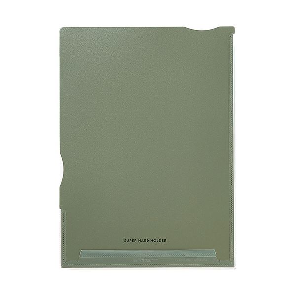 まとめ) キングジム カラーセレクションスーパーハードホルダー 3山