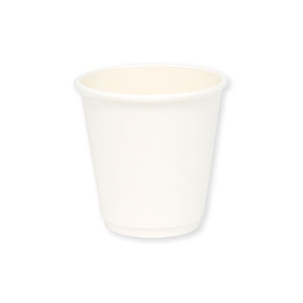 紙コップ 二重断熱カップ10オンス(300ml) 白無地 1セット(1000個:25個×40パック) |b04の通販は 21,341円