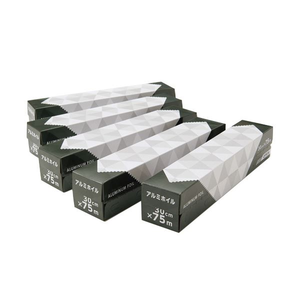 TANOSEE 業務用アルミホイル30cm×75m 1セット(5本) |b04の通販は
