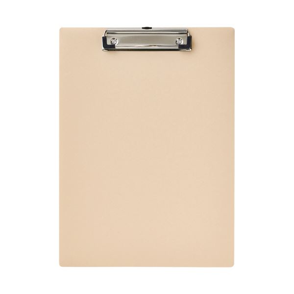 （まとめ） リヒトラブ軽量クリップボード（抗菌） A4タテ ベージュ A-2990-16 1枚 (×10セット) |b04の通販は 8,424円