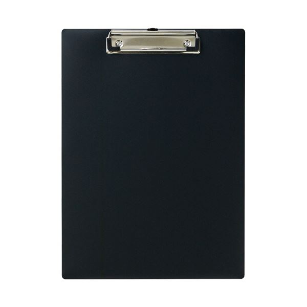 （まとめ） リヒトラブ軽量クリップボード（抗菌） A4タテ 黒 A-2990-24 1枚 (×10セット) |b04の通販は 8,424円