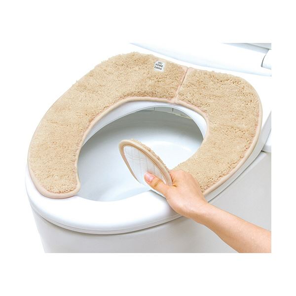 （まとめ） レック吸着べんざシート もこふわタフト スリム ベージュ B00511-BE 1パック (×3セット) |b04の通販は