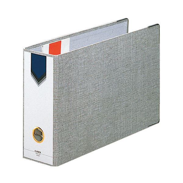 （まとめ） ライオン事務器AZファイル A4ヨコ 2穴 470枚収容 背幅89mm グレー No.12 1冊 (×3セット) |b04の通販は 5,763円