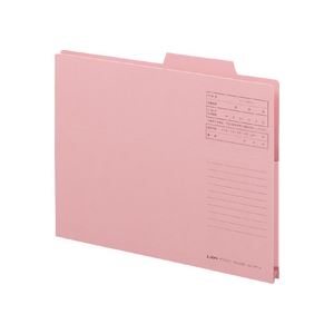 （まとめ） ライオン事務器持出しフォルダー A4 ピンク A4-APF-K 1セット（10冊） (×3セット) |b04