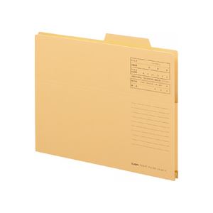 （まとめ） ライオン事務器持出しフォルダー A4 黄 A4-APF-K 1セット（10冊） (×3セット) |b04