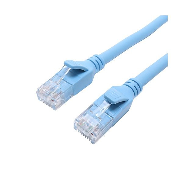 （まとめ） ナカバヤシ ミヨシCAT.6A LANケーブル スタンダード ブルー 10m C6A-10BL 1本 (×3セット) |b04の通販は