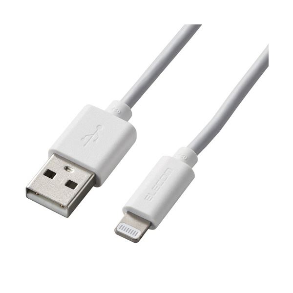 （まとめ） エレコムスタンダードLightningケーブル（タブレット向け） ホワイト 1.5m MPA-UALA15WH 1本 (×3セット) |b04の通販は