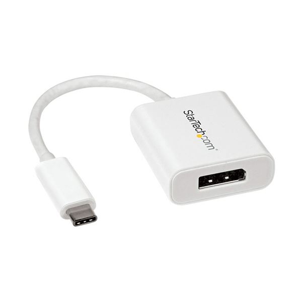 StarTech.com USB TypeC-DisplayPort 変換ディスプレイアダプタ 4K／60Hz対応 ホワイトCDP2DPW 1個 |b04の通販は 5,620円