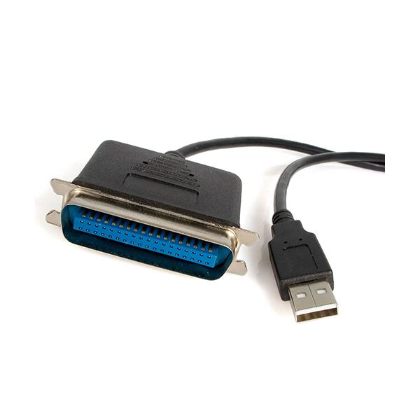 StarTech.com USB-パラレルプリンタアダプタ 3m ブラック ICUSB128410 1本 |b04の通販は 5,370円