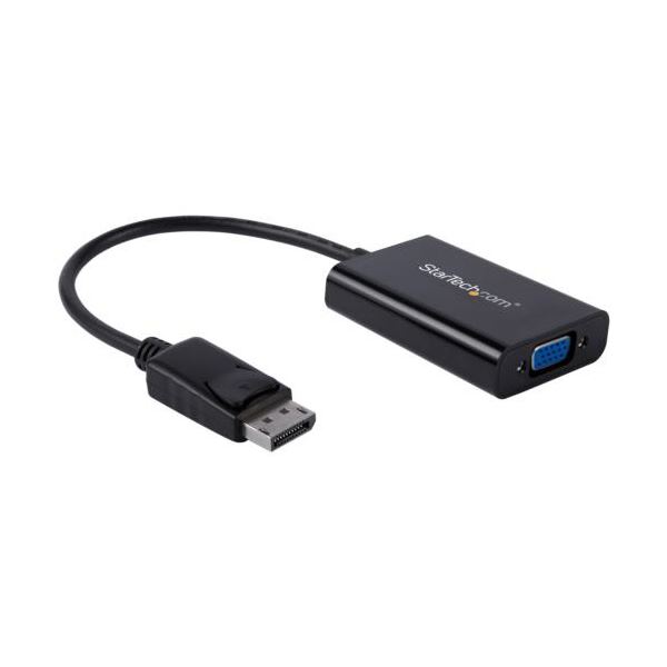 StarTech.com DisplayPort-VGA変換アダプタ ブラック DP2VGAA 1個 |b04の通販は