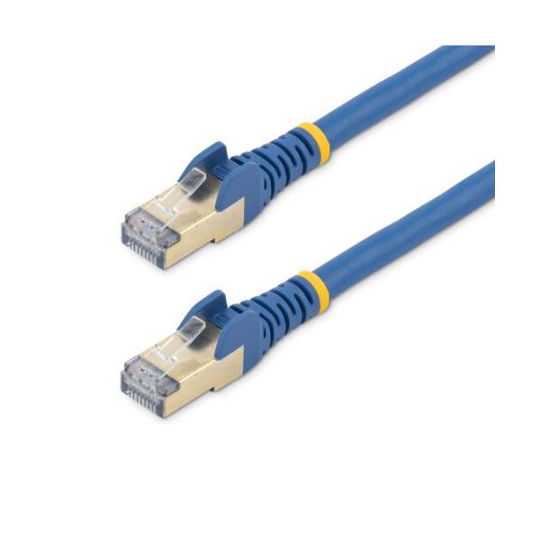 StarTech.com カテゴリ6A LANケーブル ツメ折れ防止カバー付き STP 5m ブルー 6ASPAT5MBL1本 |b04の通販は 5,586円