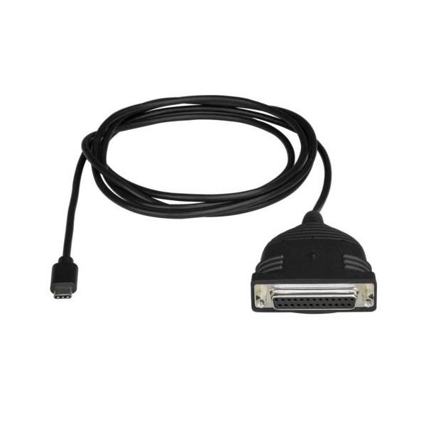 StarTech.com USB Type-C-パラレルプリンターケーブル 1.8m ブラック ICUSBCPLLD251本 |b04