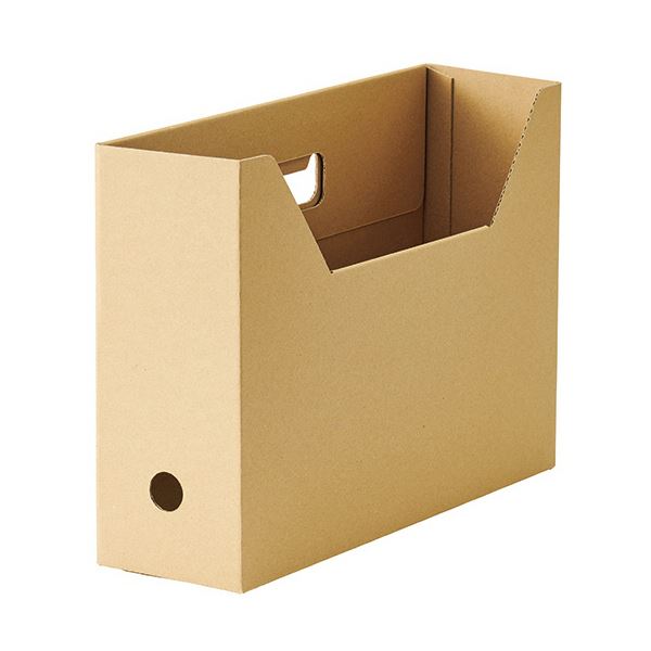 TANOSEEボックスファイル（ナチュラル） 軽量エコタイプ A4ヨコ 背幅100mm 1セット（100冊：5冊×20パック） |b04の通販は 10,465円