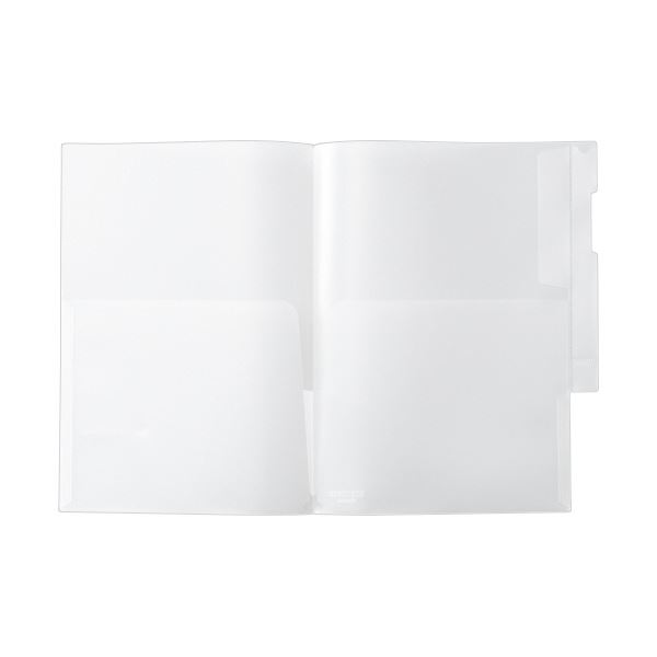 リヒトラブカルテフォルダー（フラップ付）ダブル（縦型） A4タテ HK2002 1箱（100枚） |b04