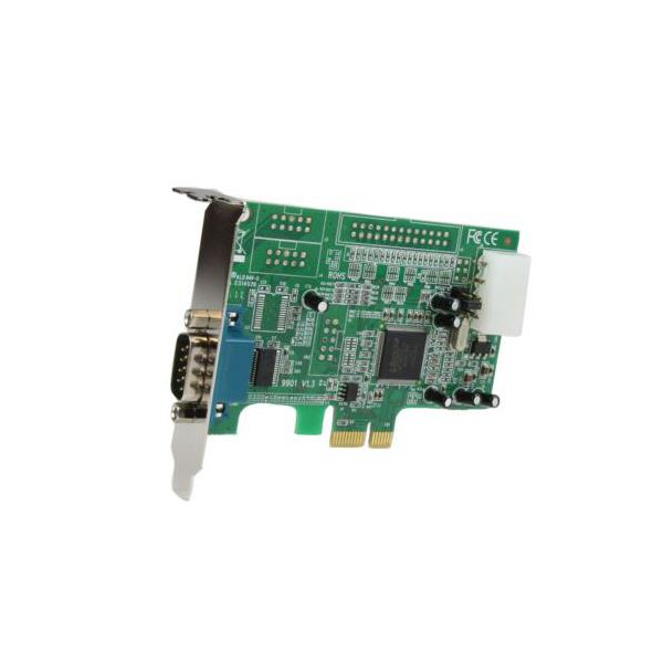 StarTech.com RS232Cシリアル1ポート増設 ロープロファイルPCIeカード PEX1S553LP 1個 |b04の通販は