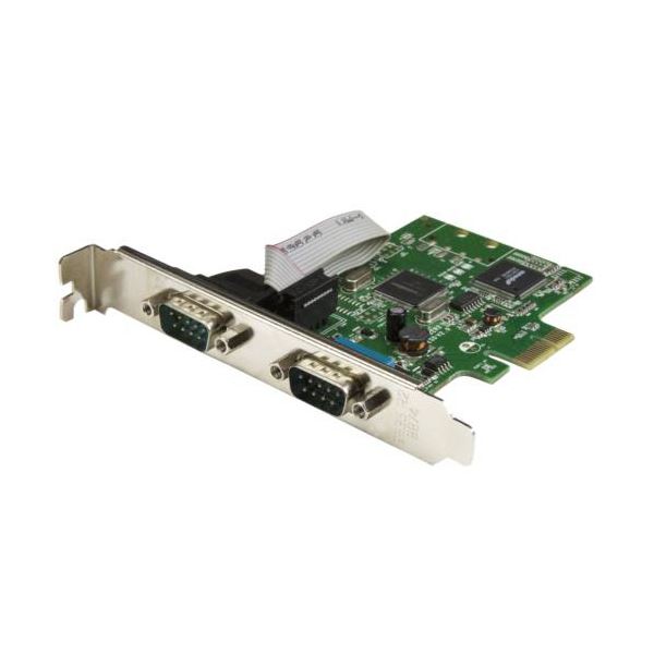 StarTech.com RS232C 2ポート増設PCI Expressカード PEX2S1050 1個 |b04の通販は