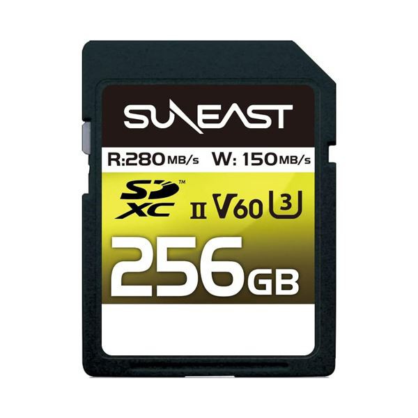 旭東エレクトロニクス SUNEAST SDXC UHS-II カード 256GB V60 SE-SDU2256GB2801枚 |b04