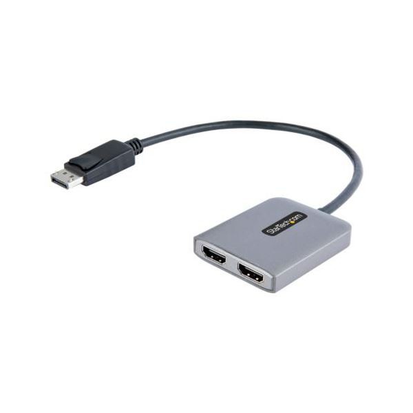 StarTech.com MSTハブ／DisplayPort1.4接続 2画面／4K60HzHDMI／30cmケーブル／HDMI分配器 MST14DP122HD 1個 |b04