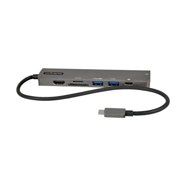StarTech.com USB Type-Cマルチ変換アダプター 4K60Hz HDMI 2.0／100W USB PDDKT30CHSDPD1 1台 |b04