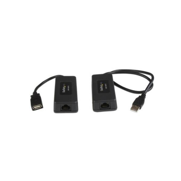 StarTech.com Cat6対応 1ポートUSB2.0エクステンダー延長器 最大40m延長 ブラック USB110EXT21個 |b04