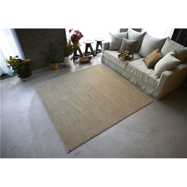 ラグマット/絨毯 〔約200×300cm エクリュ〕 ホットカーペット対応 手洗い可 日本製 『ジャスパーPlus』 プレーベル ホットカーペットカバー ラグ マット 4畳 「 フィリップ2」 約 200×300cm ラグ カーペット 床暖房対応 無地 洗える すべり止め 北欧  オールシーズンベージュ グレー アイボリー グリーン ピンク おしゃれ かわいい マイクロファイバー | 生活創造屋