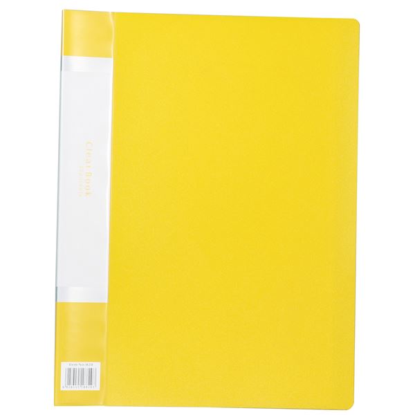 （まとめ）クリアブックB 厚 A4 20ポケット イエロー(×20セット) |b04 4,585円