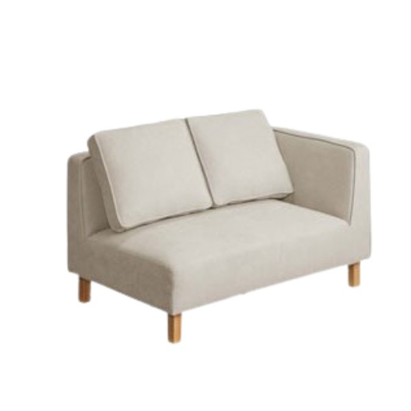 ゆったりくつろげるコーナーソファ 左カウチタイプ グレー |b04