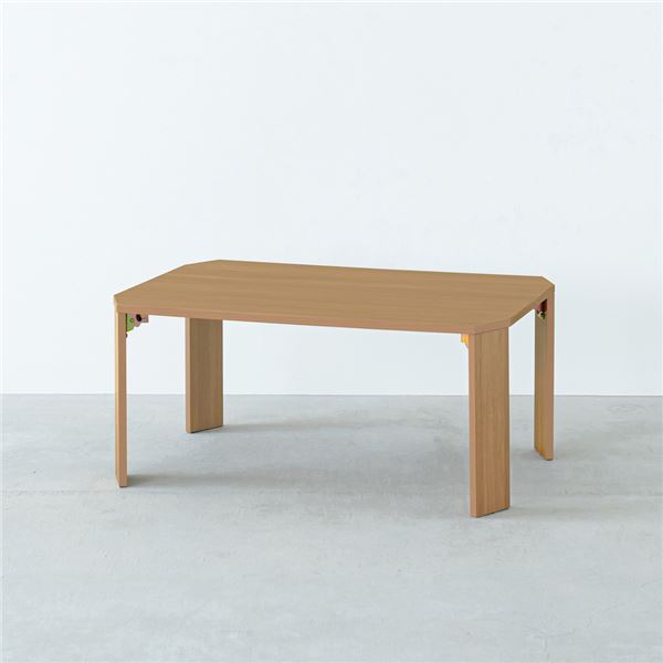 折りたたみローテーブル ２つセット 2個セットライフテーブル75(ナチュラル)幅75cm 机 ローテーブル