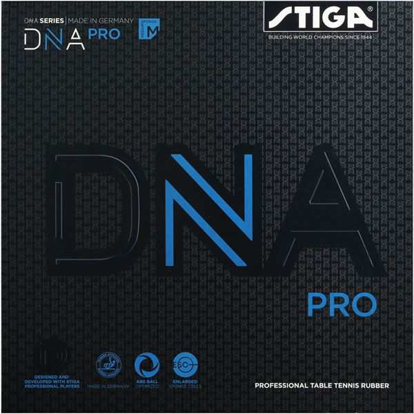 STIGA（スティガ） テンション系裏ソフトラバー DNA PRO M ディーエヌエー プロ M ブラック 特厚 |b04の通販は