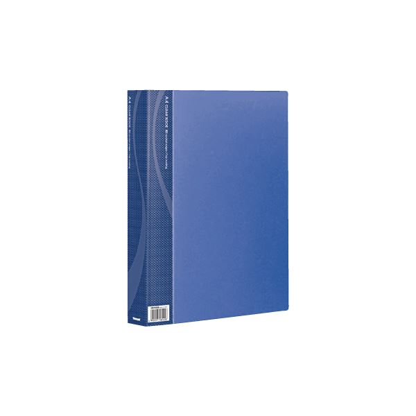 (業務用セット) A4クリアブック 80ポケット ベーシックカラー CB1035B-N ブルー(×5セット) |b04の通販は 8,017円