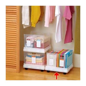 (業務用セット) かたづけベスト キャパティEベースクリア×ホワイト CEB-W4-W(×2セット) |b04の通販は