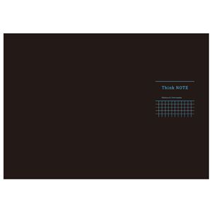 （まとめ） 高橋政史xNakabayashi ロジカルシンクノート A3・ヨコ／5mm方眼ブラック・ブルー罫／40枚 RP-A301-DB(×10セット) |b04の通販は