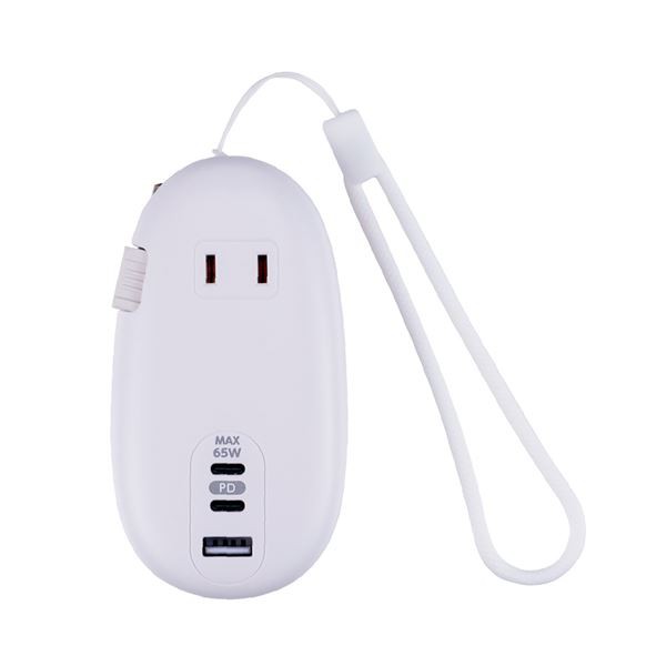 MCO モバイルUSB-ACタップ PD対応 65W JYU-CU012WH ホワイト |b04の通販は