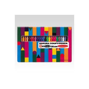 （まとめ） サクラクレパス クーピーペンシル ソフトケース入 FY24R1 入 (×2セット) |b04