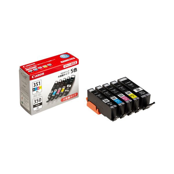 キャノンインクタンク (5色入りマルチパック×1P) BCI-351XL+350XL／5MP |b04の通販は