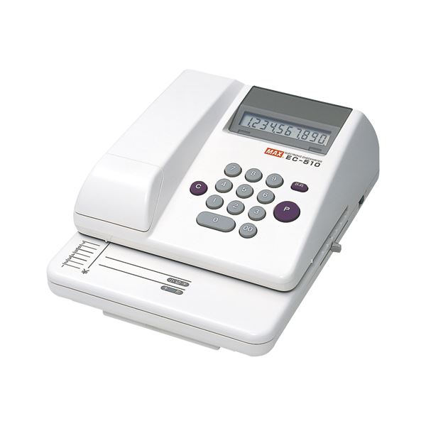 マックス 電子チェックライター EC-510 EC90002 |b04の通販は