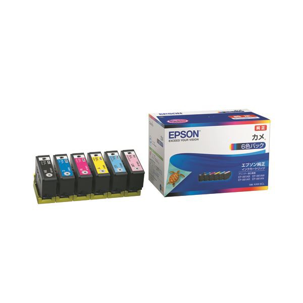 EPSON(エプソン)純正 インクカートリッジ カメ 6色パック KAM-6CL |b04の通販は