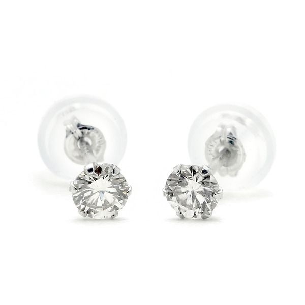 ダイヤモンド ピアス プラチナ Pt900 0.3ct スタッドピアス ダイヤ 