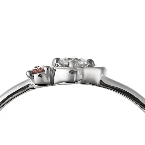 ダイヤモンド リング ダイヤ ピンクダイヤ 合計0.06ct 11.5号 ダイヤモンド リング ダイヤ ピンクダイヤ 合計0.06ct 11.5号
